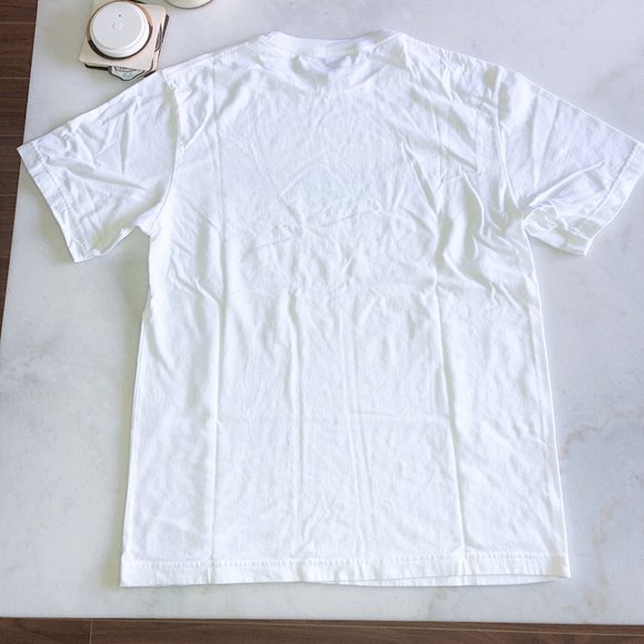 NWOT! New Vintage Y2K Roots crew neck plain white t-shirt, Roots & Canada flag - Picture 5 of 5